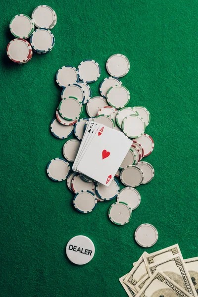 Live-dealer table setup with multiple camera angles and betting interface